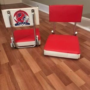 Vintage Buffalo Bills bleacher seats